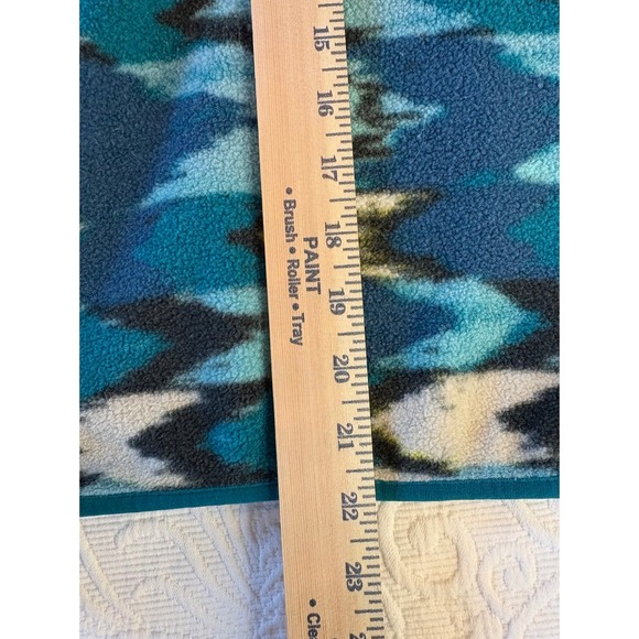 Patagonia Synchilla‎ Fleece Pullover Jacket Aztec Print Teal Blue Womens Size S - Picture 6 of 6